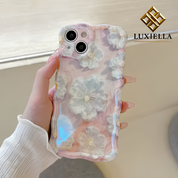 Luxiella 3D Pembe Çuha Çiçeği Telefon Kılıfı – iPhone uyumlu, parlak şeffaf yüzey, dalga kenar tasarım, ince & darbe korumalı yapı, net buton basışı, leke/iz tutmaz
