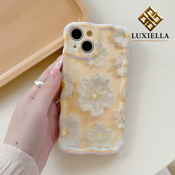 Luxiella 3D Sarı Çuha Çiçeği Telefon Kılıfı – iPhone uyumlu, parlak şeffaf yüzey, dalga kenar tasarım, ince & darbe korumalı yapı, net buton basışı, leke/iz tutmaz